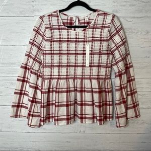 Caslon NWT peasant blouse